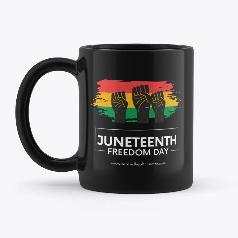 Black Juneteenth Freedom Day Mug